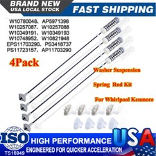W10780048 Washing Machine Suspension Rods Kit 4 PC for Whirlpool Maytag Washer