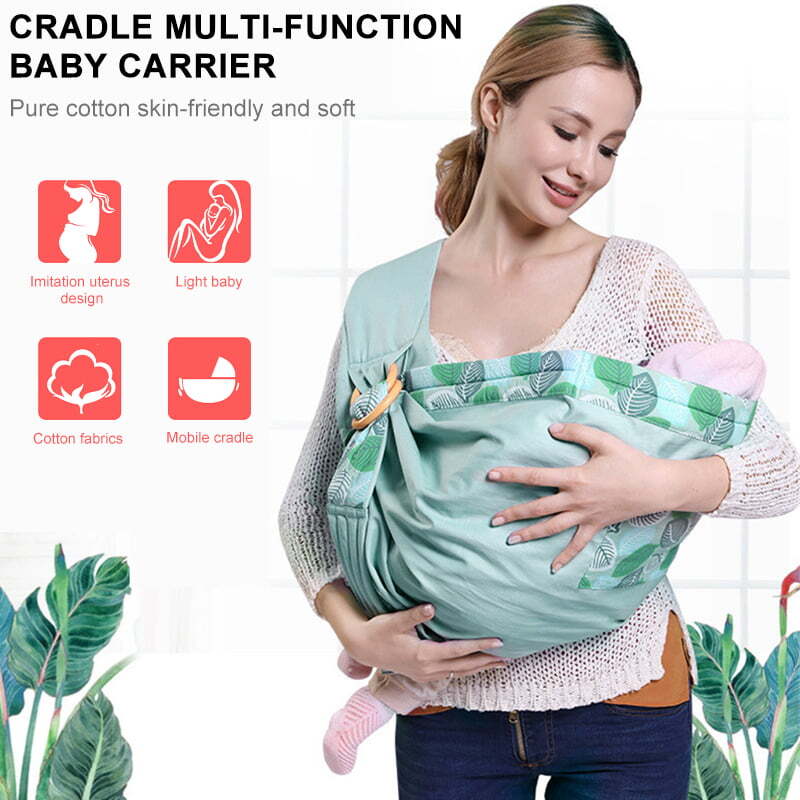 4in1 Baby Carrier Ergo Sling Wrap Original Stretchy Infant Sling Baby Cuddle Up