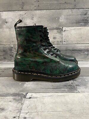 Dr Martens 1460 - 8 eye Teal Green rub off boots UK 5 US 6 M Dr Martens 1460 - 8 eye Teal Green rub off boots UK 5 US 6 M