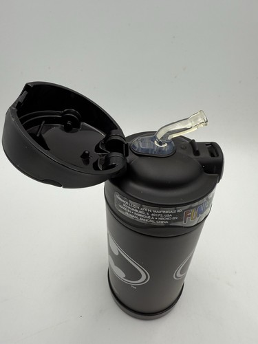 Thermos Brand FUNTAINER Vacuum Insulated Straw Bottle, 12oz, Batman, Black, NEW - Picture 3 of 4