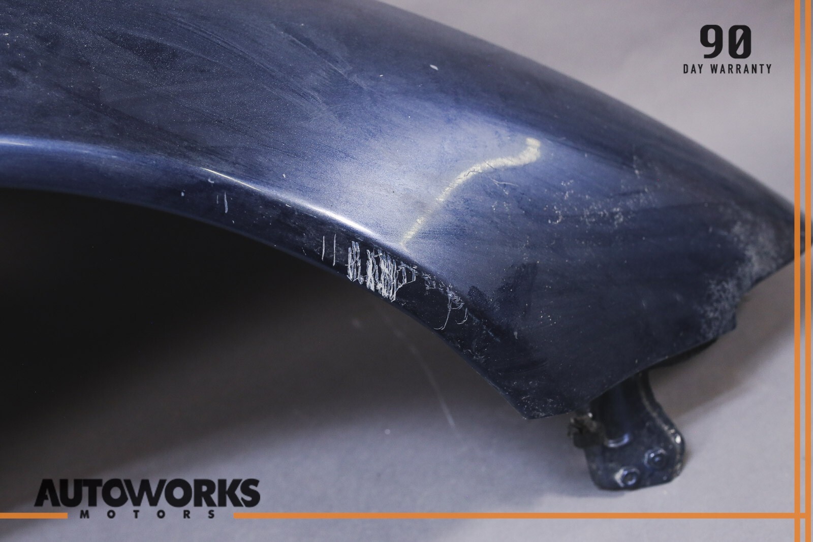03-13 Maserati Quattroporte M139 Front Right Passenger Side Fender Wing Blue OEM