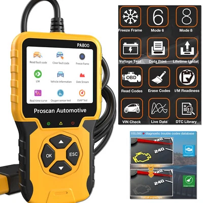 PROSCAN AUTOMOTIVE for Kia Sportage Fault Code Reader Engine EML Reset Scanner OBD2 OBDII Tool
