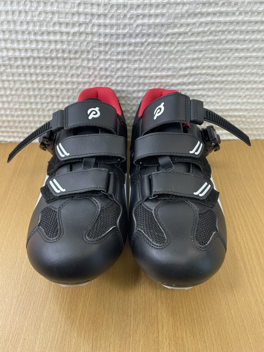 Peloton PL-SH-B-42 Cycling Shoes Black White Mens Size 42 US  display picture 1
