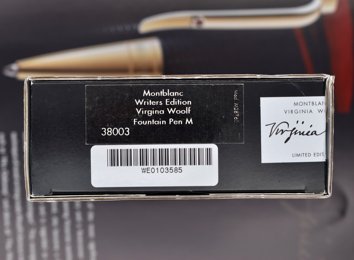 MONTBLANC 2006 Virginia Woolf Writers Limited Edition MONTBLANC 2006 Virginia Woolf Writers Limited Edition