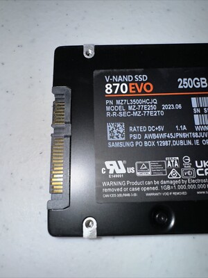 【新品未開封】Samsung SSD 870 EVO 250G+ 500G SAMSUNG SSD 870 EVO 250GB/500GB/1TB/2TB 2.5