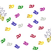 20. Geburtstag JubiläUm Konfetti Bunt Tisch Deko Streudeko Ca. 14G