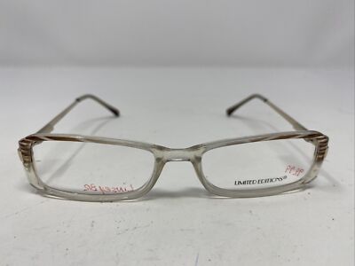 Limited Editions LINSEY BROWN 48-15-130 Plastic Full Rim Eyeglasses Frame XH33