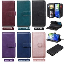 10 Card Magnetic Leather Flip Wallet Case For Motorola Moto G85 G04 G54 G73 E13