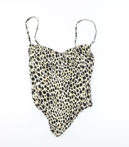 Motel Womens AnimalCotton Blend Unitard One-Piece Size S - 第 1/12 張圖片