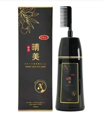 Komi Japanese Smart Dye Hair Comb, 350ml, DARK BROWN