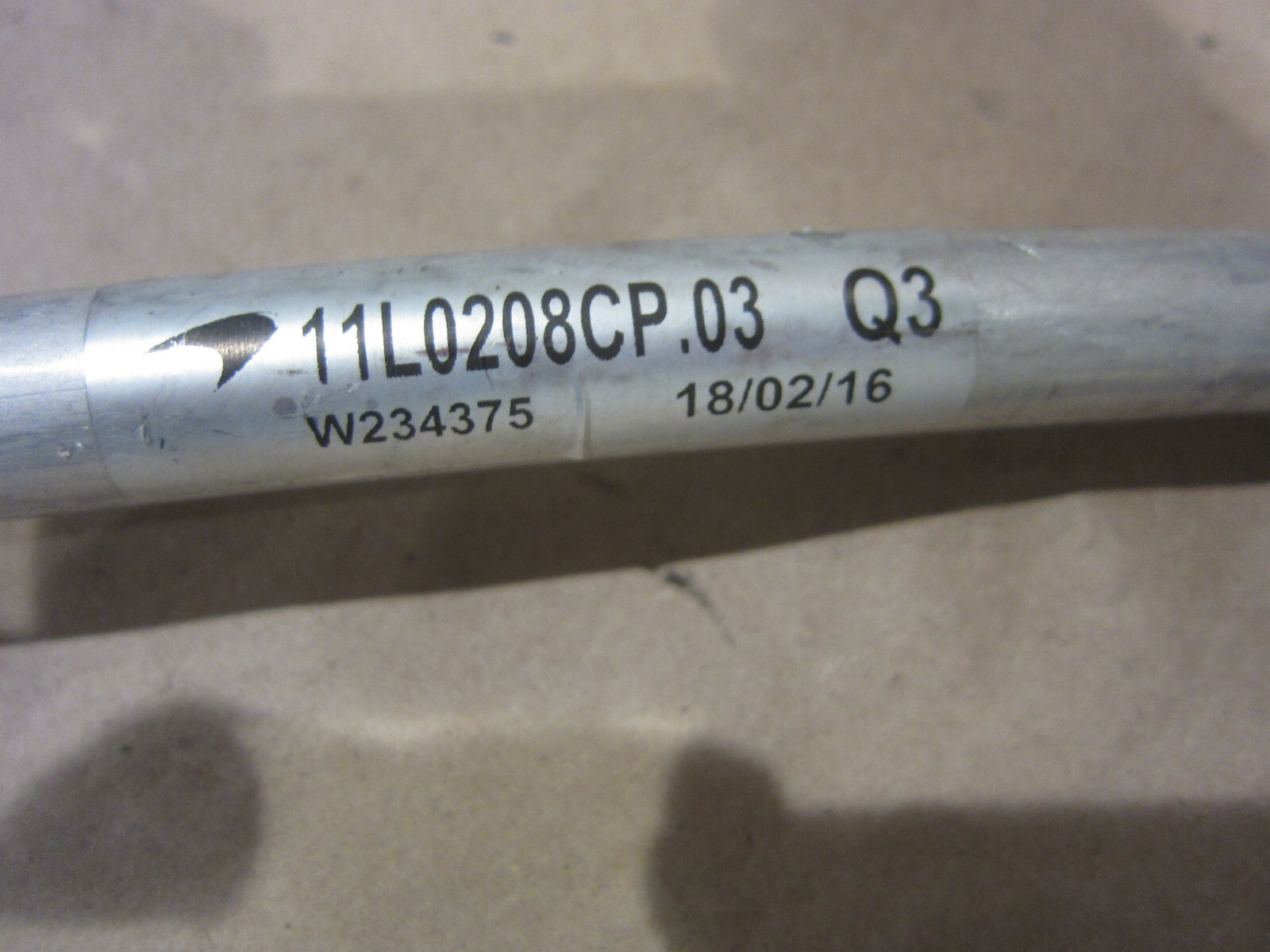 McLaren 570S - Coolant Pipe - P/N 11L0208CP