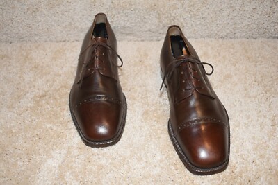 GORGEOUS SANTONI ''CLASSICO'' ITALY MADE OXFORDS 8 D $795