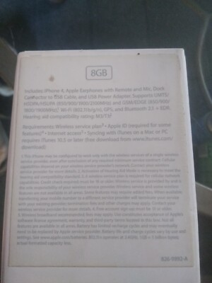 Apple Iphone 4 works in Original Box Exc. Cond. The Original