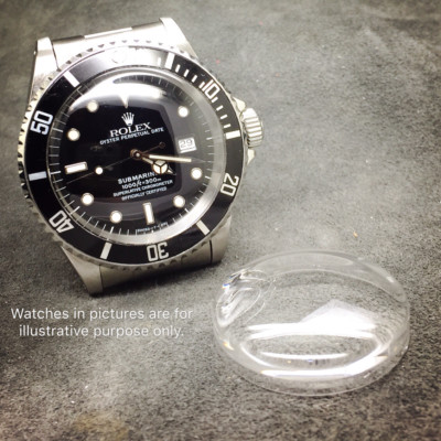 High Definition Dome Crystal for Rolex Submariner 16800 16610 Mens