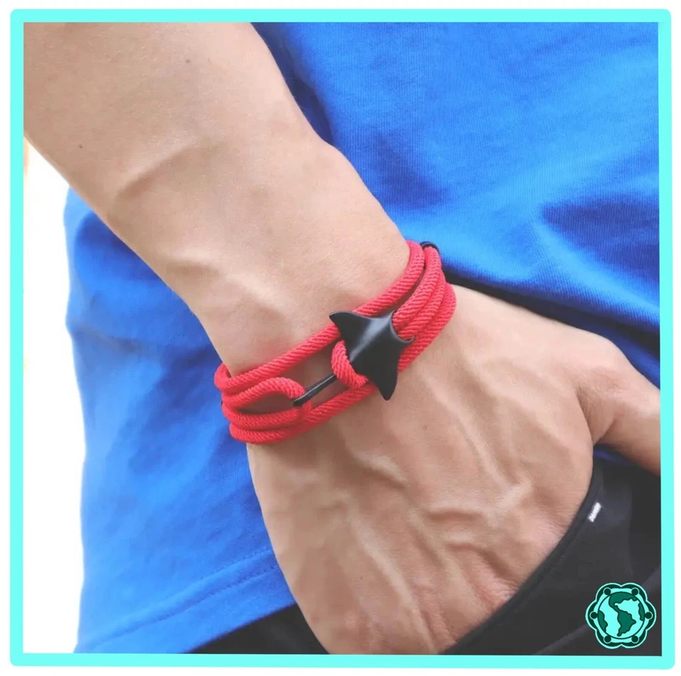 Pulseras de cuerda Sting Ray - Donación de ganancias para salvar tortugas marinas heridas 🐢🌍 Foto 2 de 4