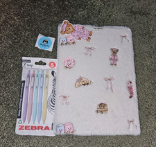Jellycat inspired plush A4 Notebook & pack of pens *Viral* + free surprise gift