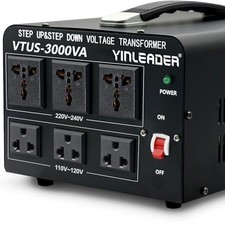 3000W Step Up/Down 110V220V Voltage Converter Transformer