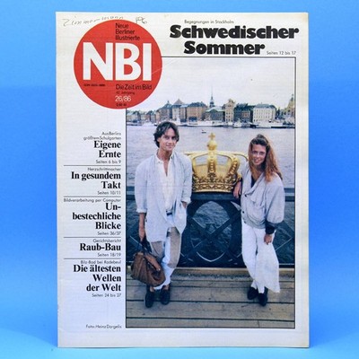 DDR NBI 26 1986 Dean Reed Dessau Stockholm Schulgarten Bilz-Bad Dresden D
