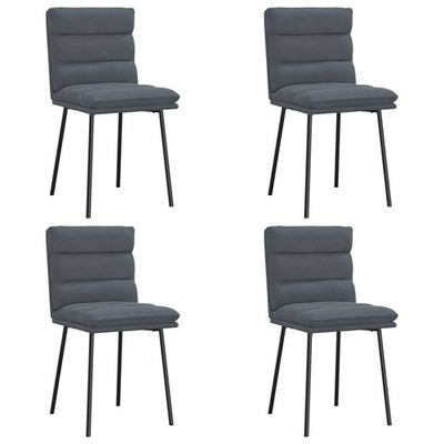 Dining Chairs Velvet Chair Living Room Chair Side Chair Kitchen Chair vidaXL