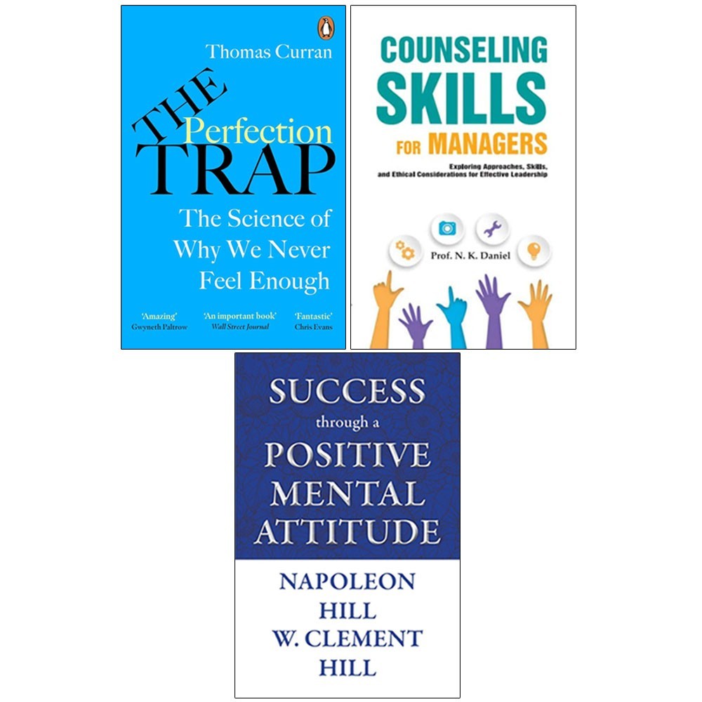 Napoleon Hill & Thomas Curran & Prof. N.k.daniel Unisex Perfection Trap,Counseling Skills ,Success Through 3 Books Collection Set - Image 2