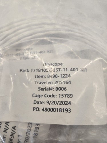 Dryscope 1718105-3857-11-401-KIT 8498-1224 15789 Boeing Aircraft - Picture 2 of 9