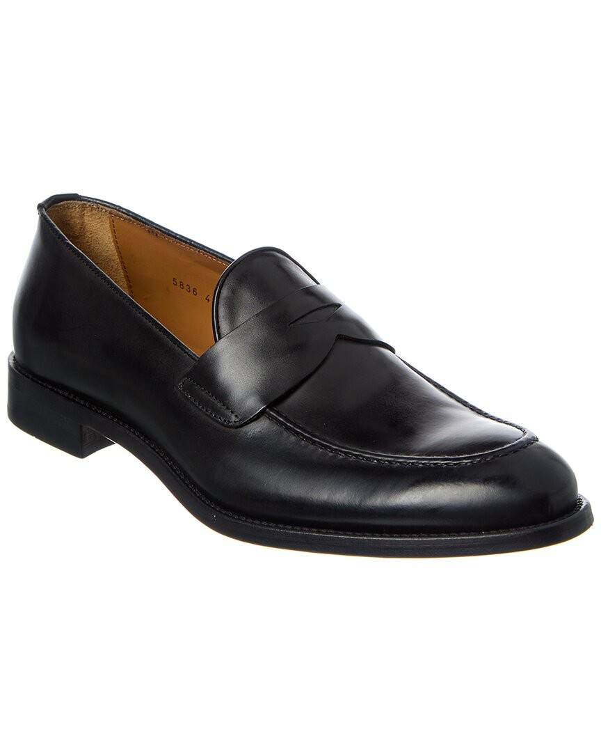 Мужские кожаные мокасины Antonio Maurizi Penny Черный 44