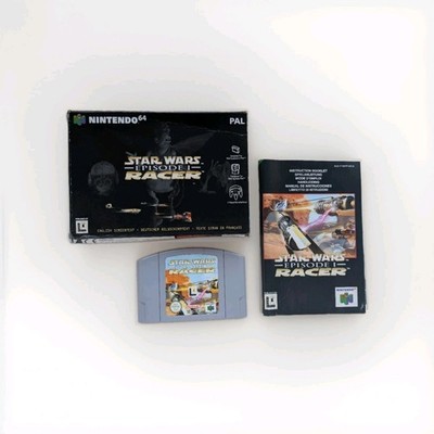 Star Wars Episode I Racer Nintendo 64 N64 PAL OVP Anleitung Modul EUR CIB
