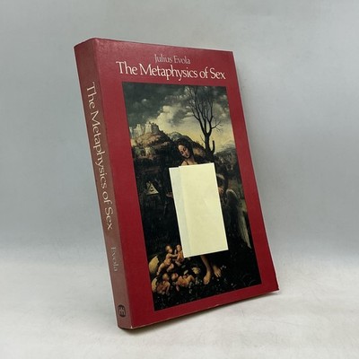 Vintage The Metaphysics Of Sex Julius Evola Inner Traditions Paperback Red 1983
