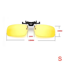 Unisex Grey Lenses Polarized Sunglasses Clip on Flip up Men Women UV 380 Driving