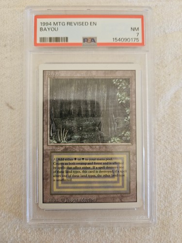 MTG 1994 Revised Bayou PSA 7