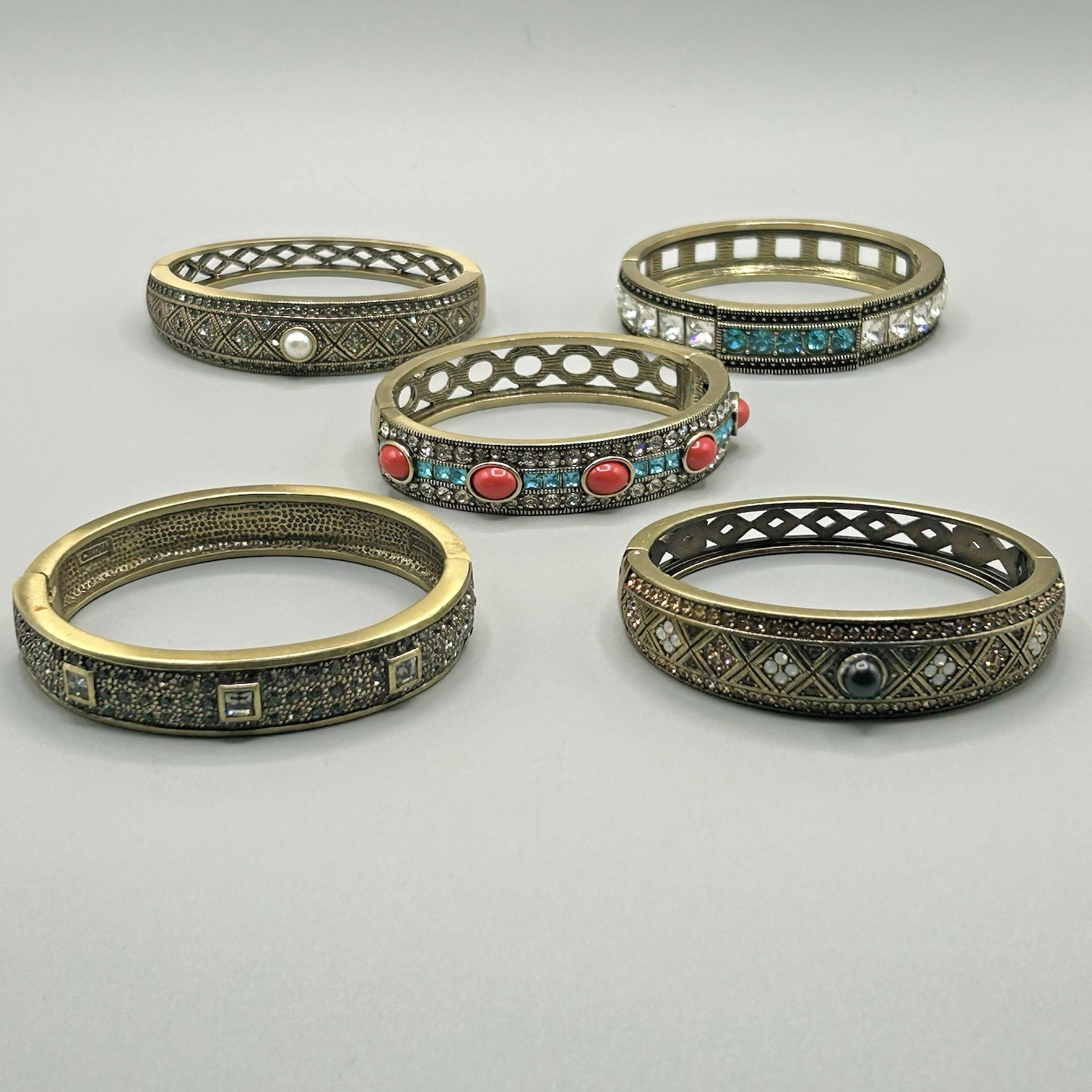 HEIDI DAUS Hinged Stackable Bracelet with Rhinest… - image 8