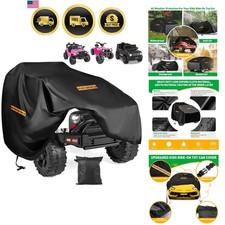 Large Toy Car Cover,Heavy Duty 420D Oxford Fabric Kids Ride-On Power Wheels C...