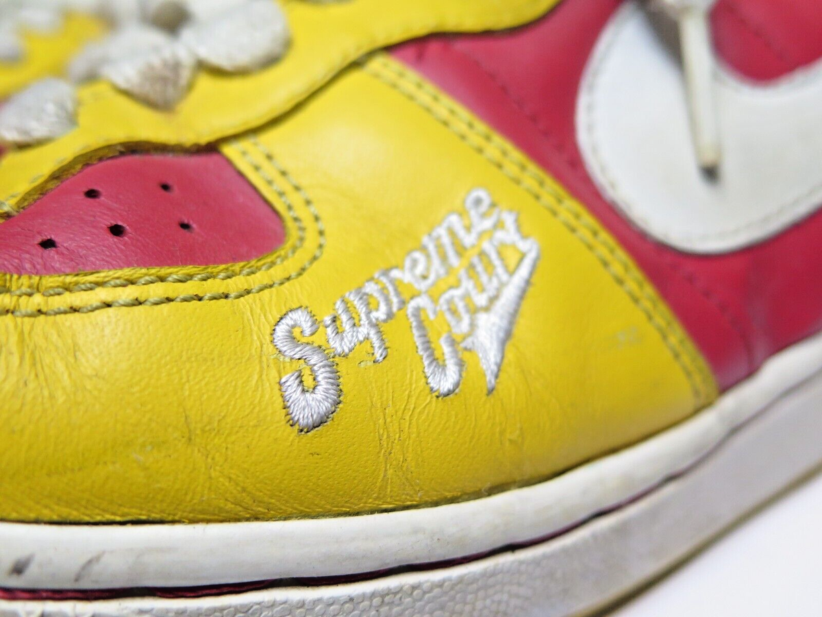 Nike Terminator Hi Supreme Court 308651-611 Color Red, Yellow