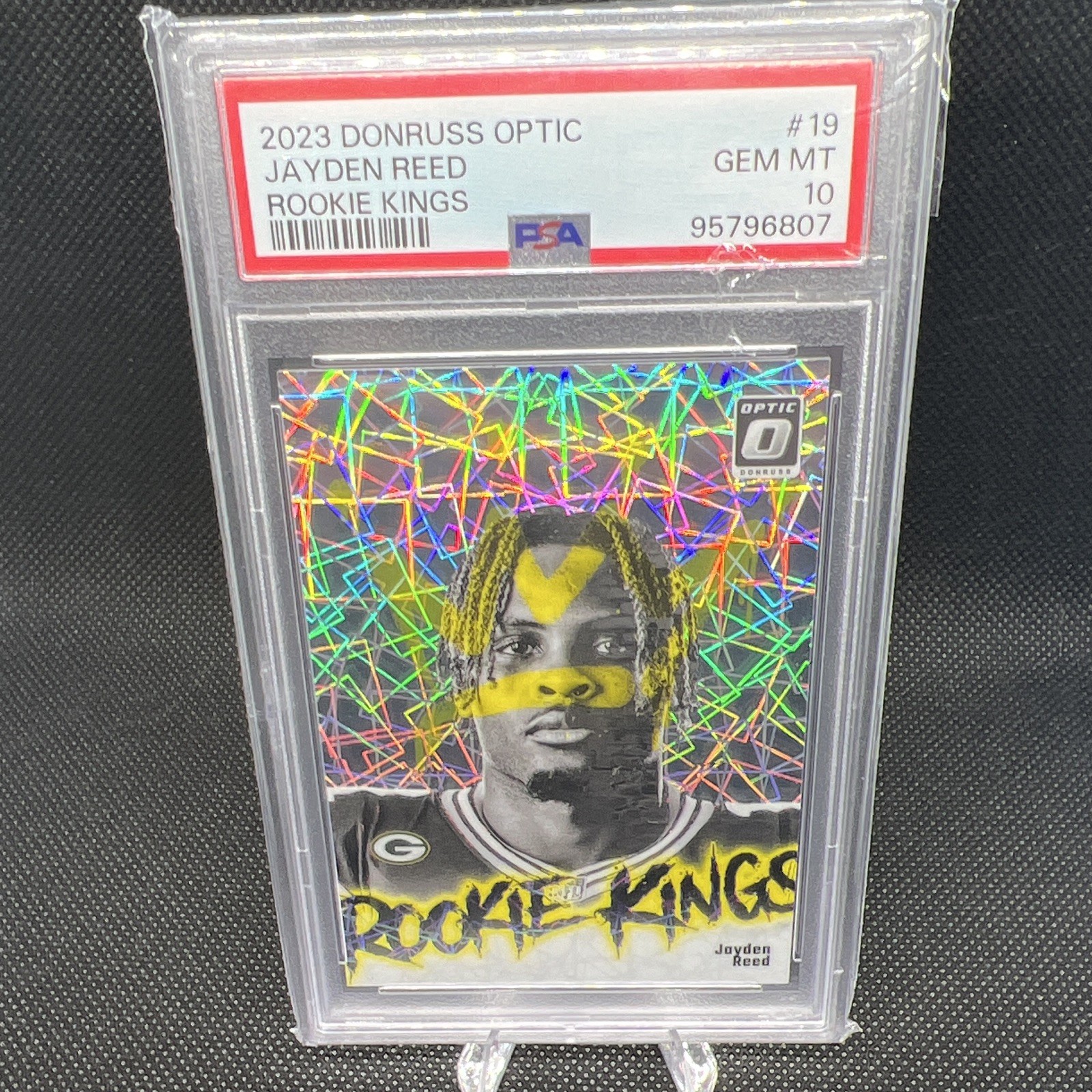 Jayden Reed Panini Donruss Optic Rookie Kings #19 Base
