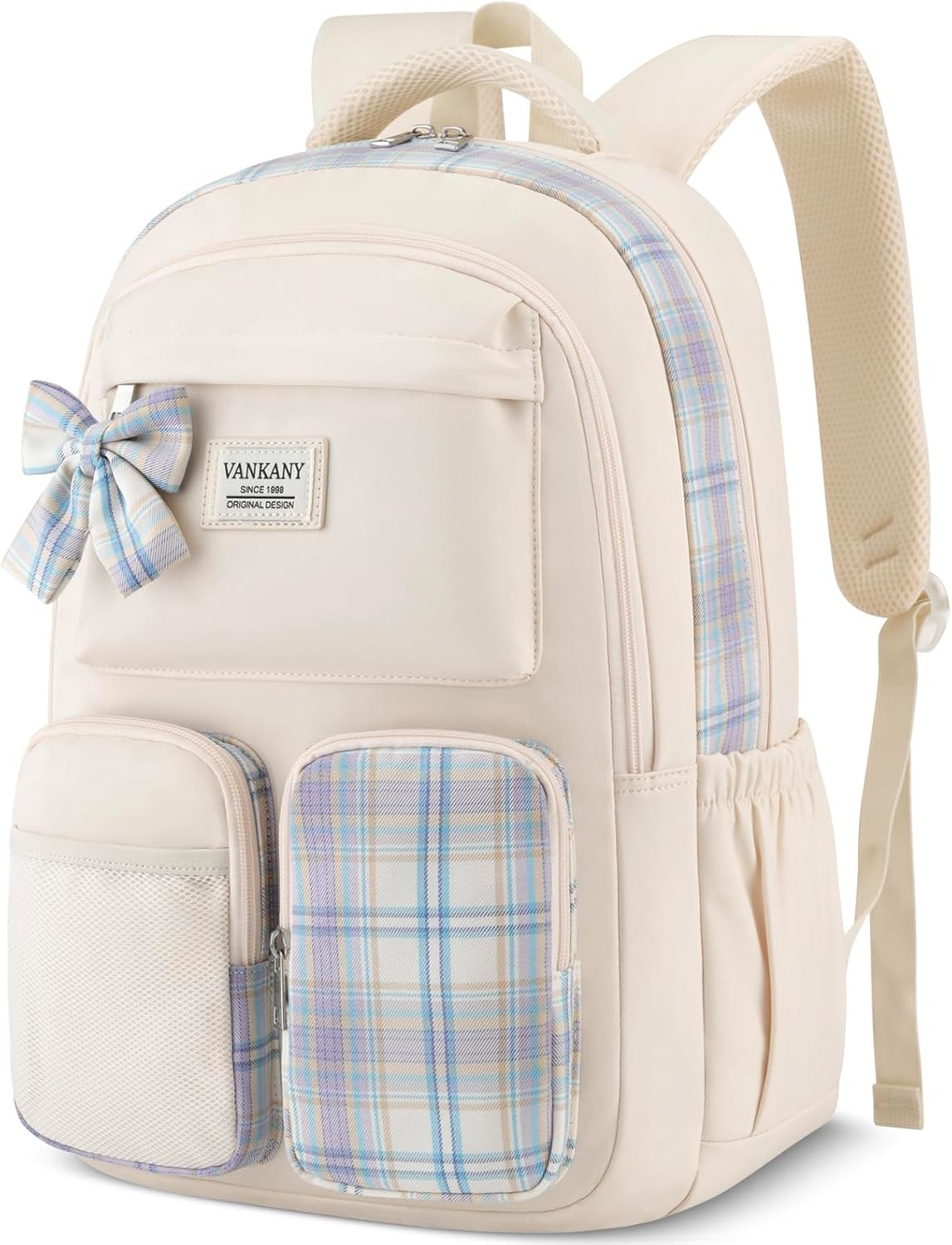Cute School Backpack for Teen Girls Elementary to College Bookbag