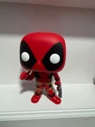 NO BOX - 2019 Large 10 inch Funko Action figure with weapon Deadpool bobble Head