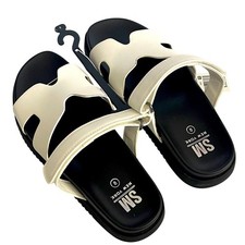 SM New York White Platform Slide Sandals 8 NWT