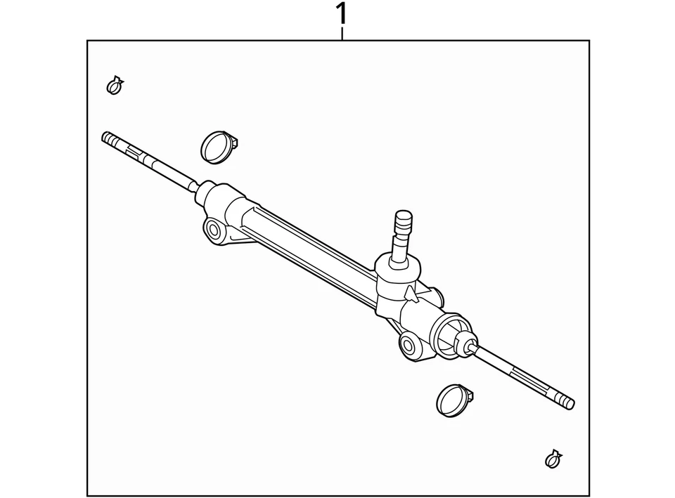 Steering Gear/Rack Power Rack And Pinion Fits 13-18 AVALON 852067 Foto 3 de 4