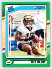 2024 Donruss #362 Bub Means Press Proof Green
