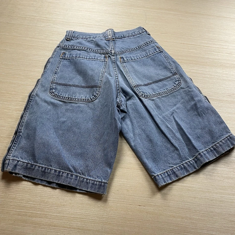 Pantalones Cortos Vintage Y2K Denim Skater Grunge Juvenil Talla 12 Patinador Centro Comercial Gótico 25” Foto 2 de 4
