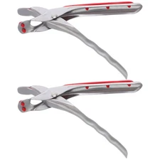  2 Pcs Hot Plate Gripper Clips Anti Scald Bowl Scalding Clamp Holder