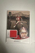 2024 Panini Donruss Elite - Influential Jerseys Joe Montana #IJS-JMO /500 (MEM)