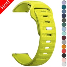 20/22mm Universal Quick Release Silicone Watch Band Soft Sport Strap Replacement