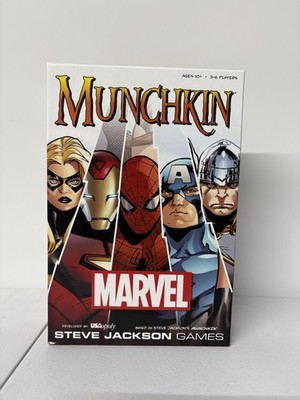 USAopoly Steve Jackson Games Munchkin Marvel Complete Card Game 3-6 Players 2016
