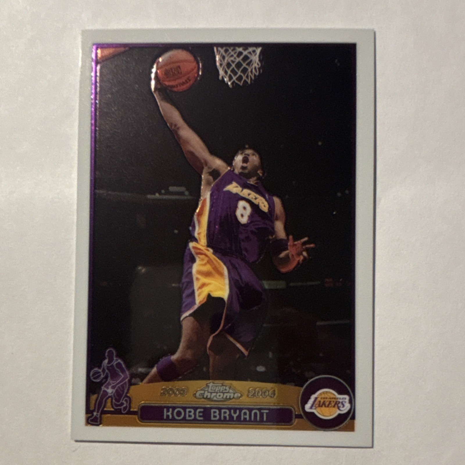 Topps Chrome 2003-04 Kobe Bryant #36 Los Angeles Lakers Base Set Basketball