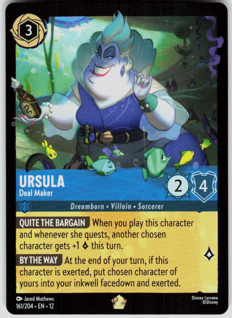 Ursula Deal Maker 161/204 Wilds Unknown Disney Lorcana