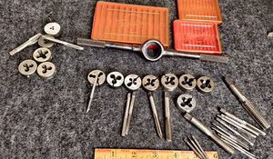 THREADWELL Tap & Die Set 30 pieces + DIE Wrench / handle + Columbia