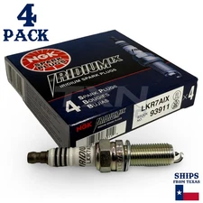 4 Pack NGK Iridium IX 93911 Spark Plugs LKR7AIX