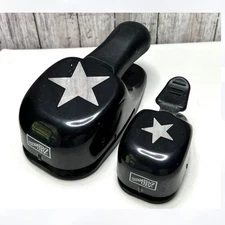 Stampin Up STAR Stars 4th of July Patriotic Christmas Punches Punch Lot of 2