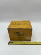 Vintage 1963  Telecolor slide Viewer with original box FREE SHIPPING